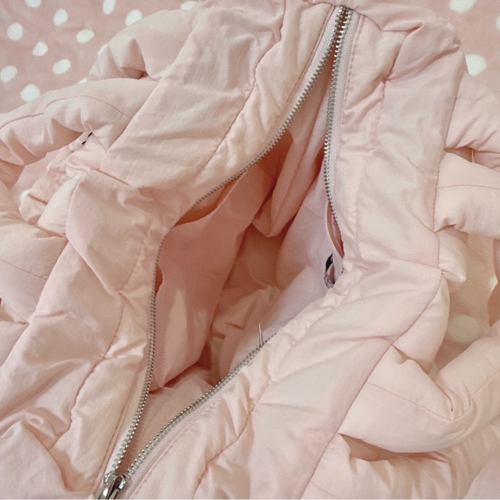 Pink Quilted Puffer Tote Bag - Picture 4 of 4